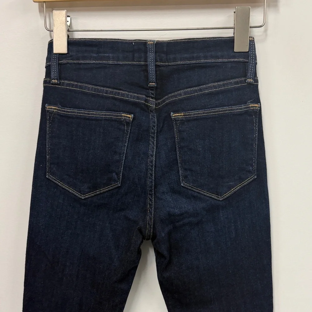 Frame Denim le high skinny Women's High Rise Indigo Jeans 25